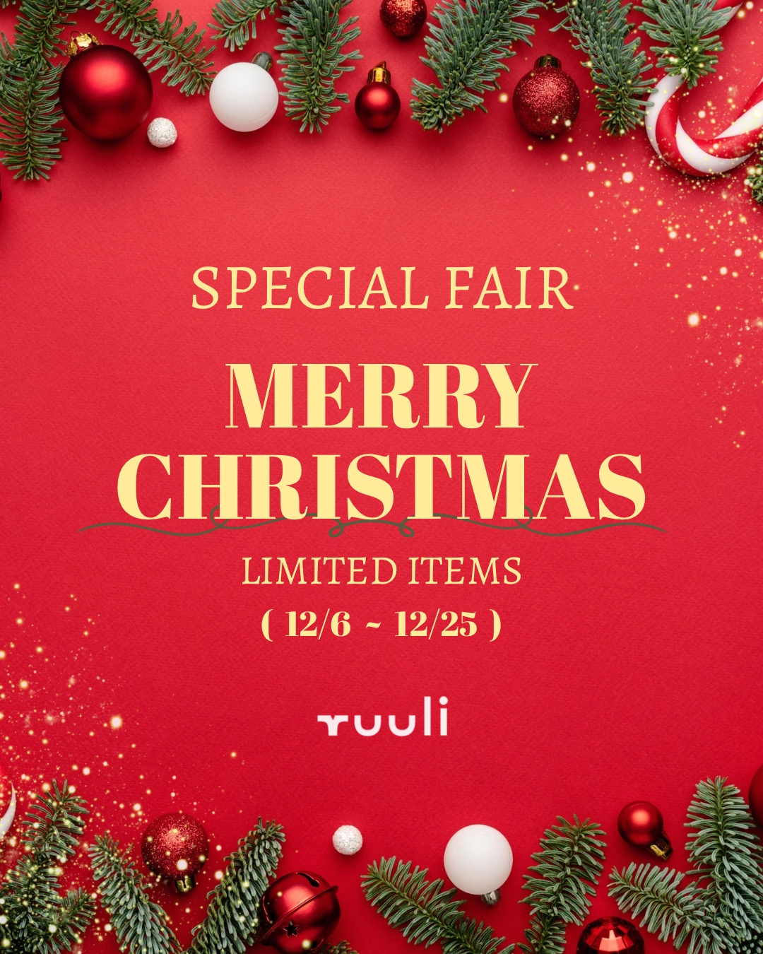 クリスマススペシャルフェア開催🎄